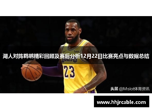 湖人对阵鹈鹕精彩回顾及赛后分析12月22日比赛亮点与数据总结