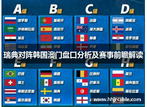 瑞典对阵韩国澳门盘口分析及赛事前瞻解读